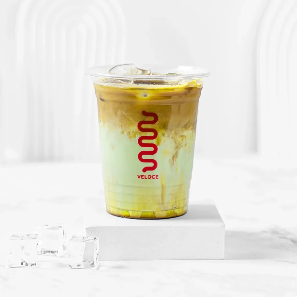 Saffron Ice Latte